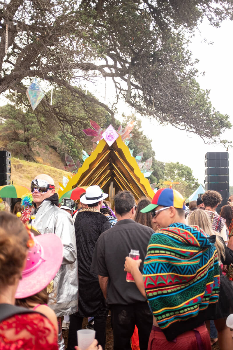 The beach front Crystal Palace stage. Photos: Alex Blackwood.